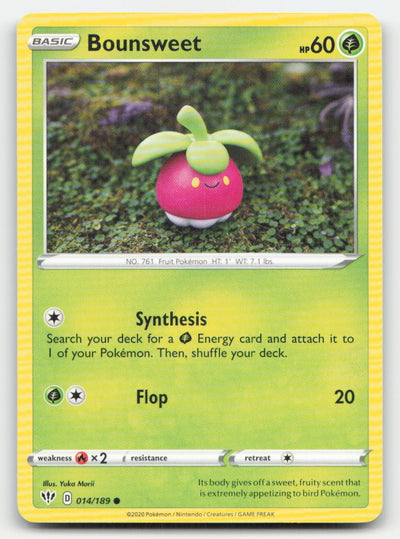 Bounsweet Darkness Ablaze 014/189 C Pokemon NM