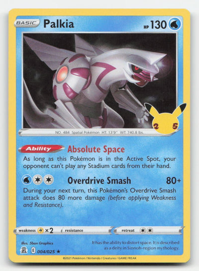 Palkia Holo Celebrations 004/025 R Pokemon NM