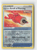 Single Strike Scroll of Piercing Reverse Holo Chilling Reign 154/198 Pokemon NM