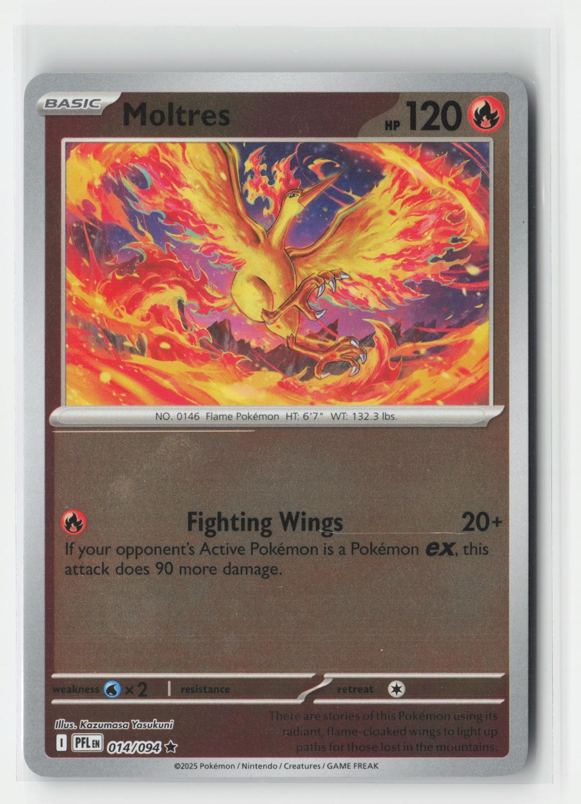 Moltres Phantasmal Flames 014/094 R Pokemon NM