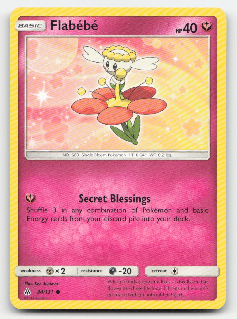 Flabebe Forbidden Light 84/131 C Pokemon NM