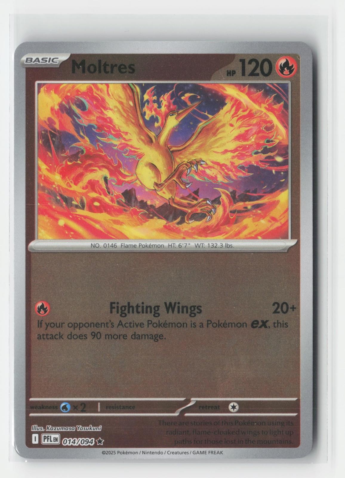 Moltres Phantasmal Flames 014/094 R Pokemon NM
