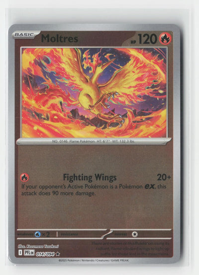 Moltres Phantasmal Flames 014/094 R Pokemon NM