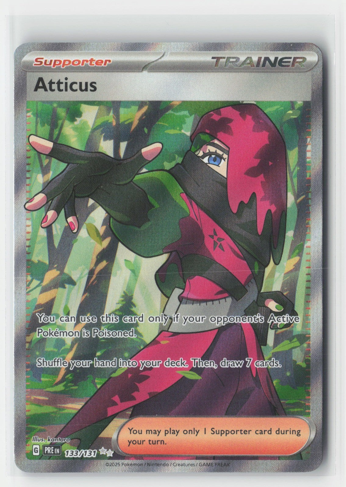 Atticus Holo SV: Prismatic Evolutions PRE 133/131 Pokemon TCG