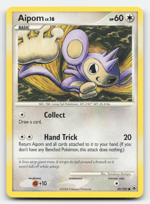 Aipom Majestic Dawn 50/100 C Pokemon HP
