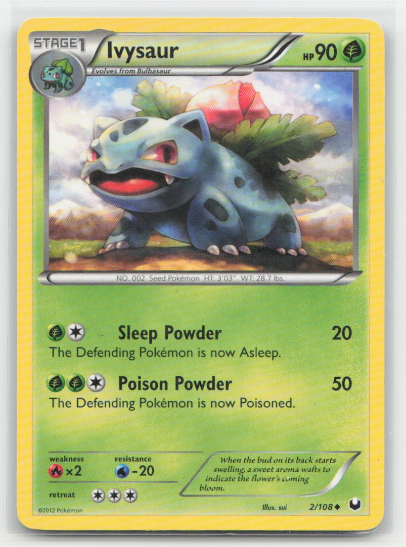 Ivysaur Dark Explorers 2/108 UC Pokemon MP