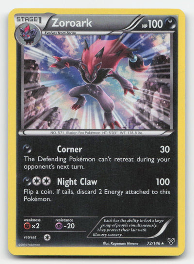 Zoroark Holo XY 73/146 R Pokemon MP