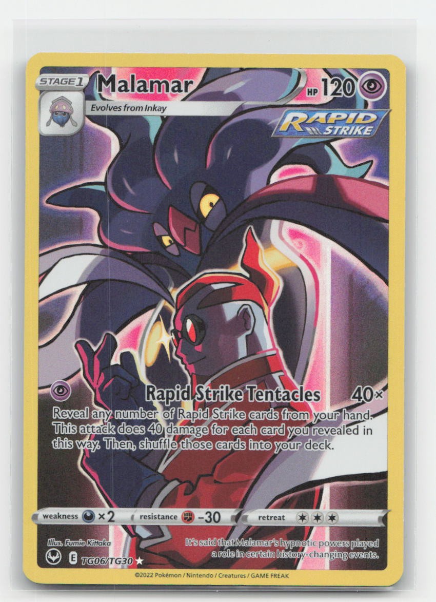 Malamar Holo Silver Tempest Trainer Gallery TG06/TG30 Pokemon NM