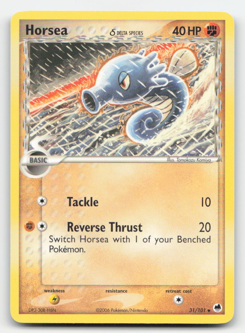 Horsea Dragon Frontiers 31/101 UC Pokemon NM