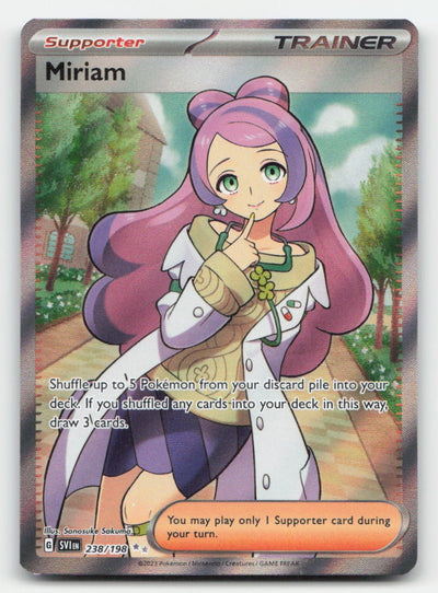 Miriam Scarlet & Violet 238/198 Ultra Rare Pokemon LP