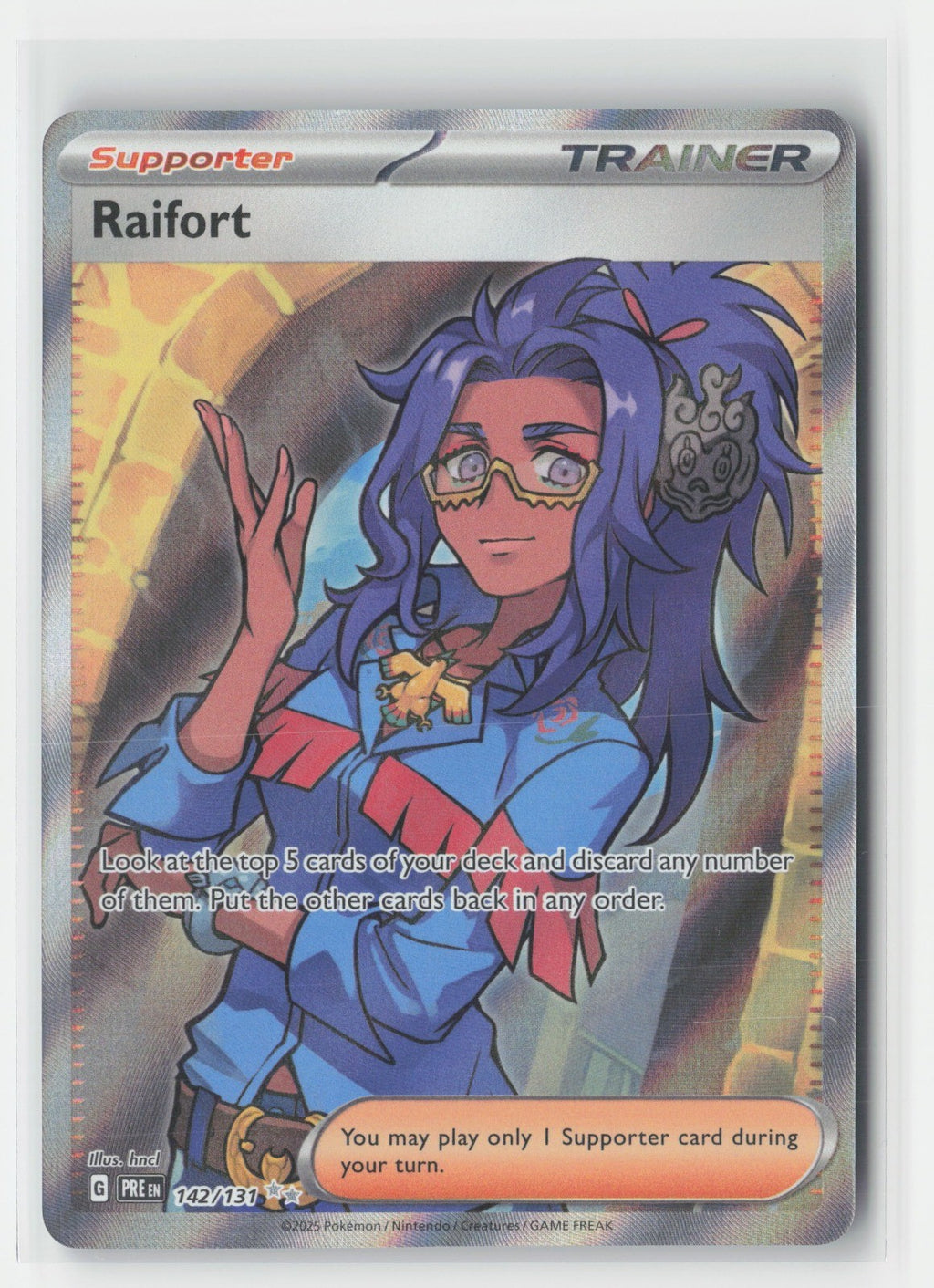 Raifort Holo SV: Prismatic Evolutions PRE 142/131 Pokemon TCG