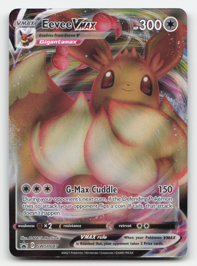 Eevee VMAX Holo Sword & Shield Promo SWSH087 P Pokemon NM