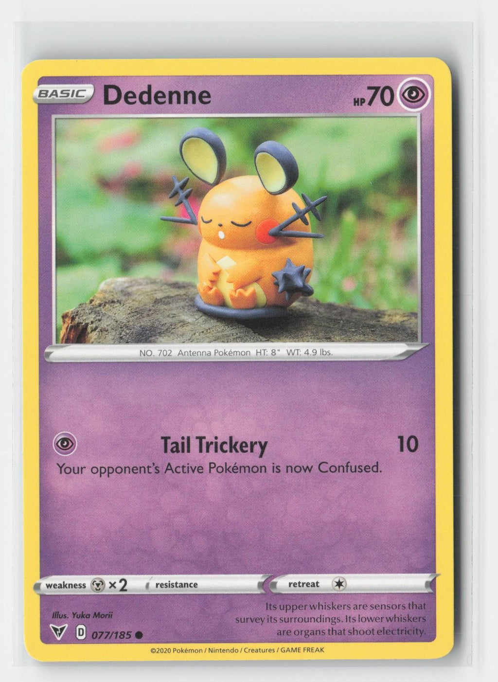 Dedenne Vivid Voltage 077/185 C Pokemon NM