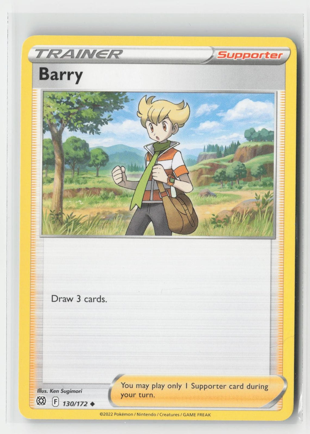 Barry Brilliant Stars 130/172 UC Pokemon MP