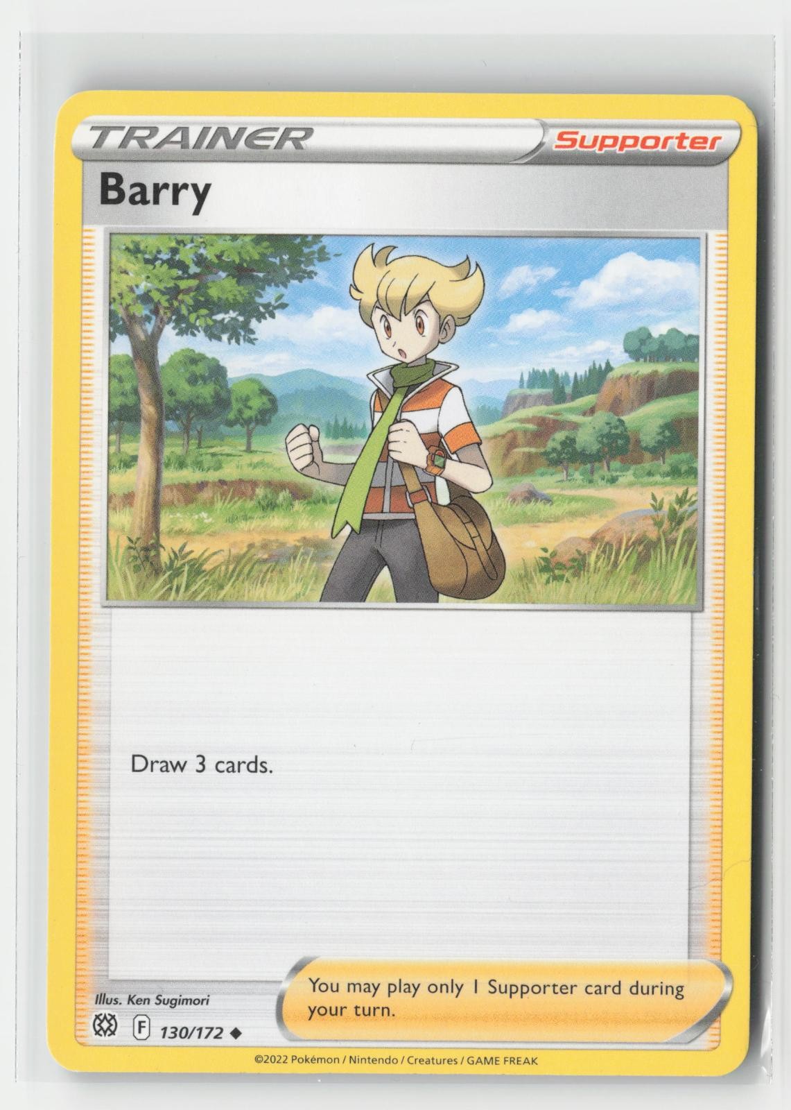 Barry Brilliant Stars 130/172 UC Pokemon MP