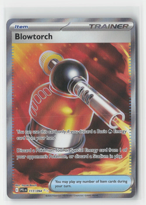 Blowtorch Holo ME02: Phantasmal Flames PFL 117/094 Pokemon TCG