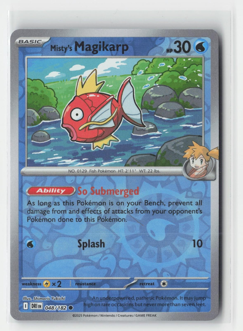 Misty's Magikarp Destined Rivals 048/182 C Pokemon Reverse Holo NM