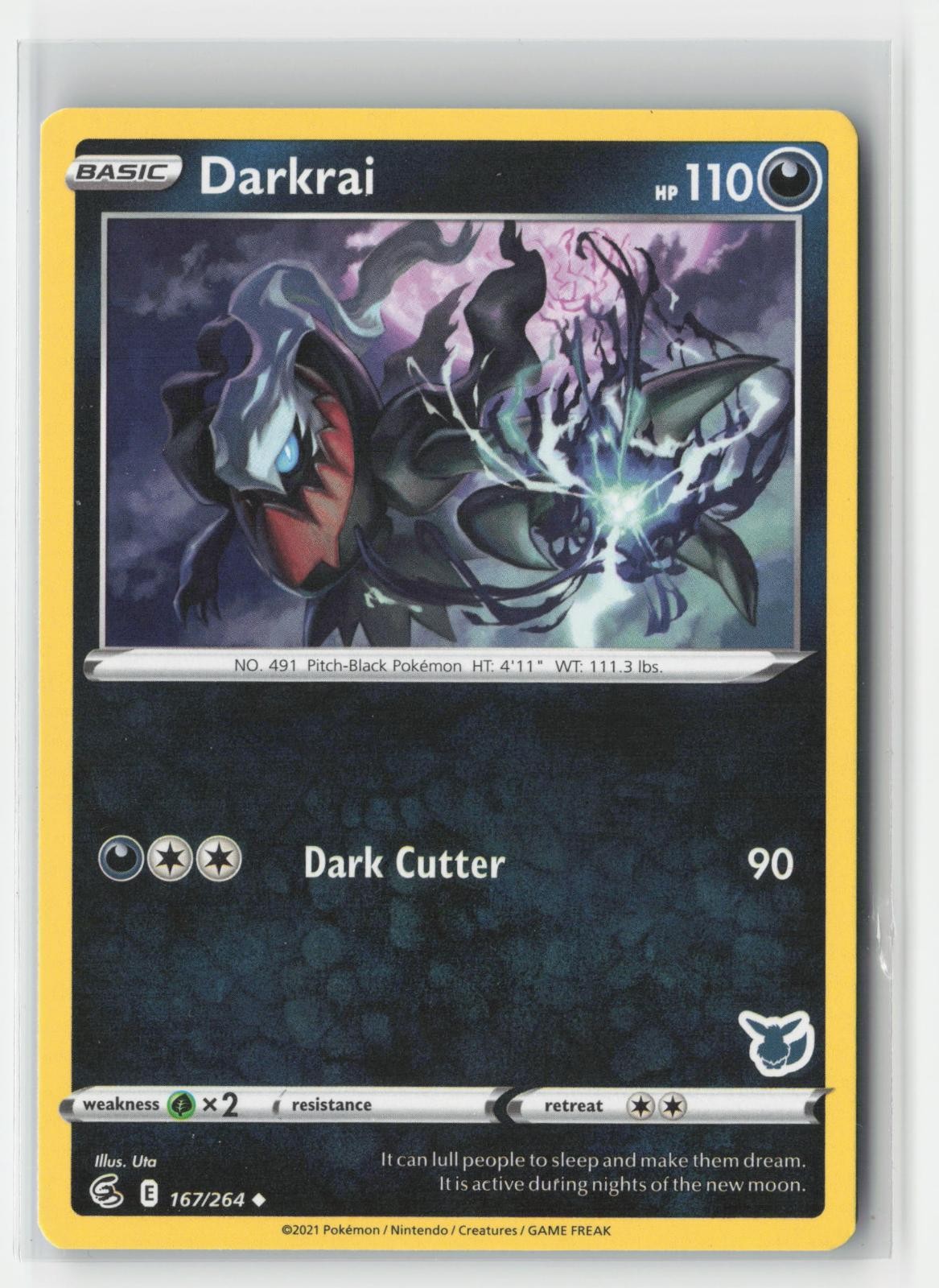 Darkrai (Eevee Stamped) Battle Academy 2022 167/264 P Pokemon MP