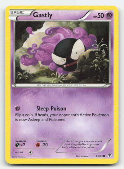 Gastly Generations 33/83 C Pokemon NM