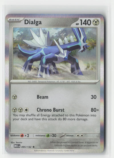 Dialga Holo Mega Evolution 095/132 R Pokemon NM