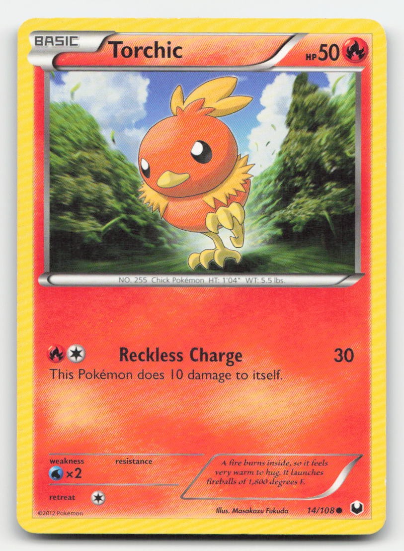 Torchic Dark Explorers 14/108 C Pokemon HP