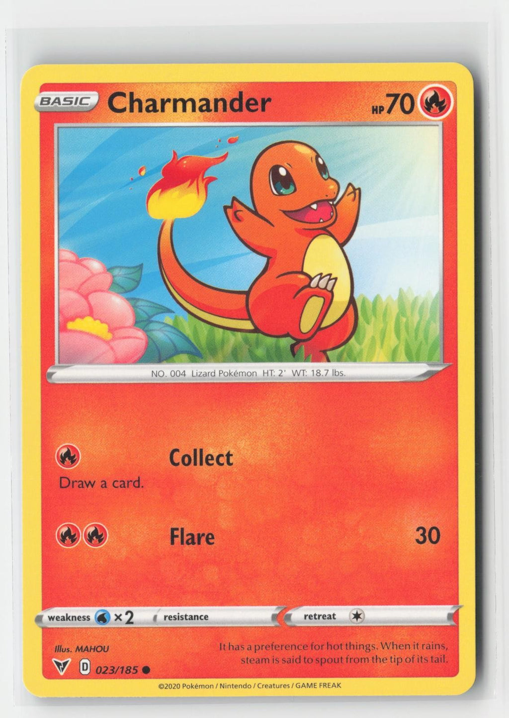 Charmander Vivid Voltage 023/185 C Pokemon NM