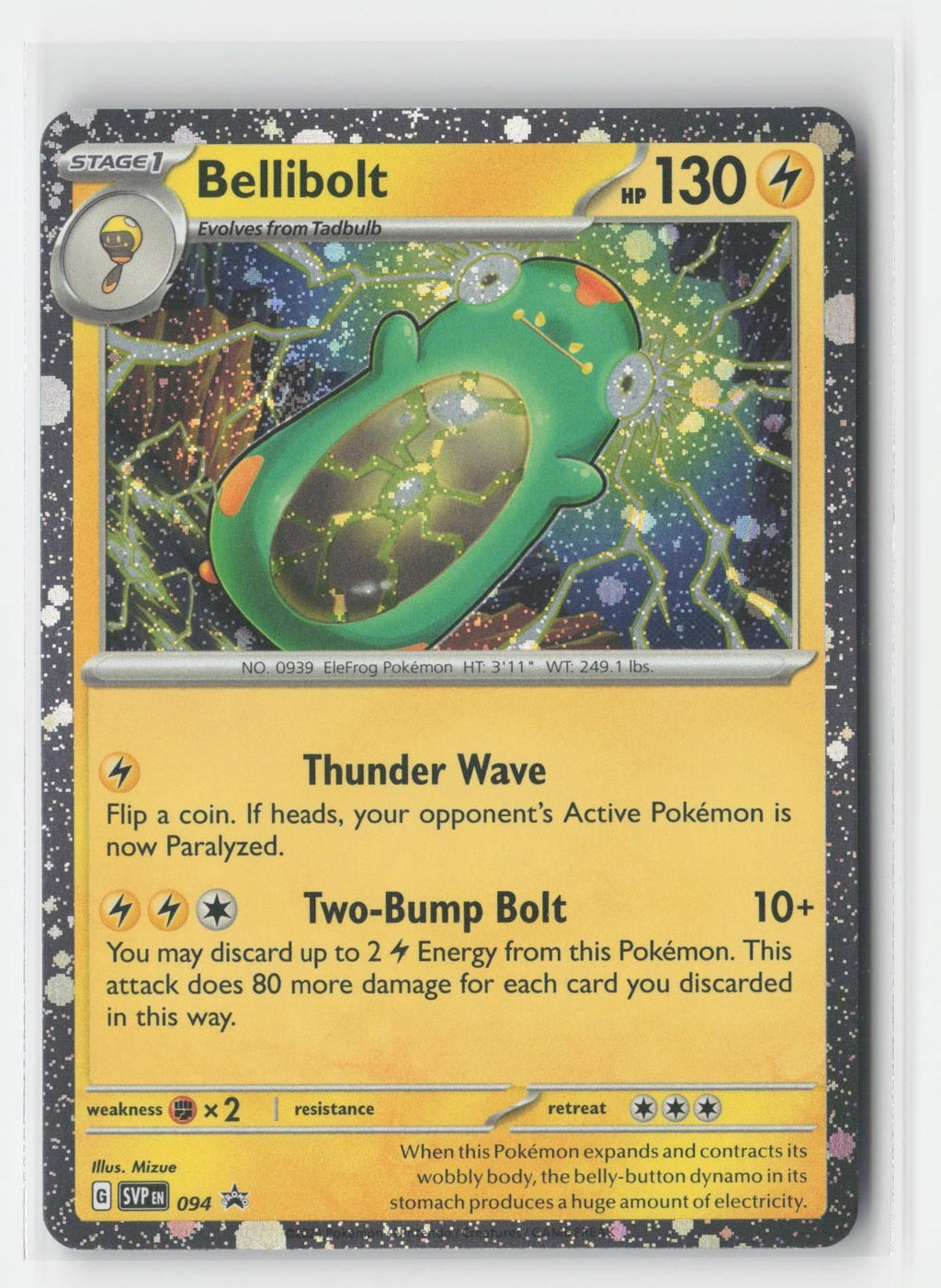 Bellibolt Holo Holo Scarlet & Violet Promo 094 P Pokemon NM