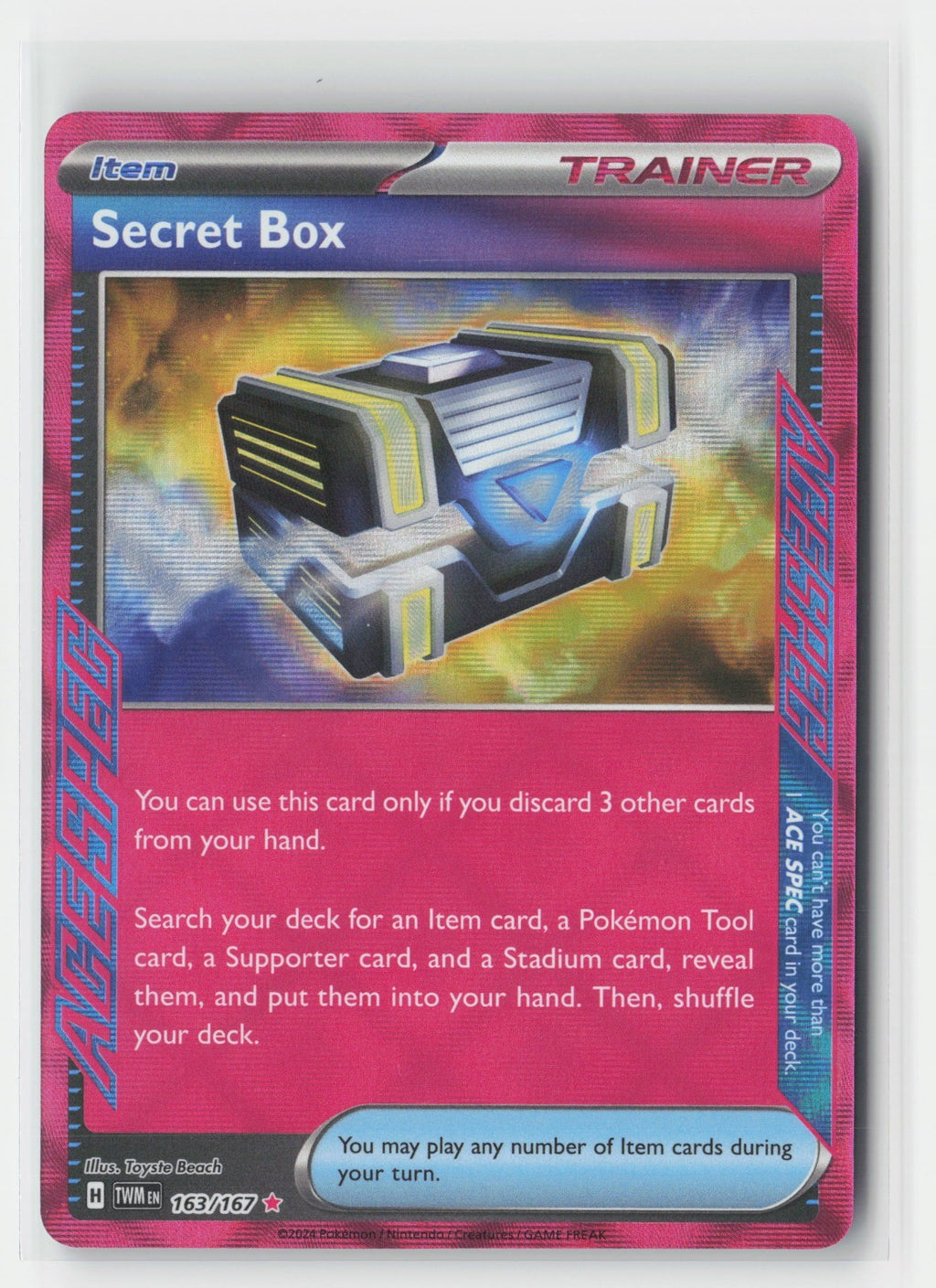 Secret Box Holo SV06: Twilight Masquerade TWM 163/167 Pokemon TCG