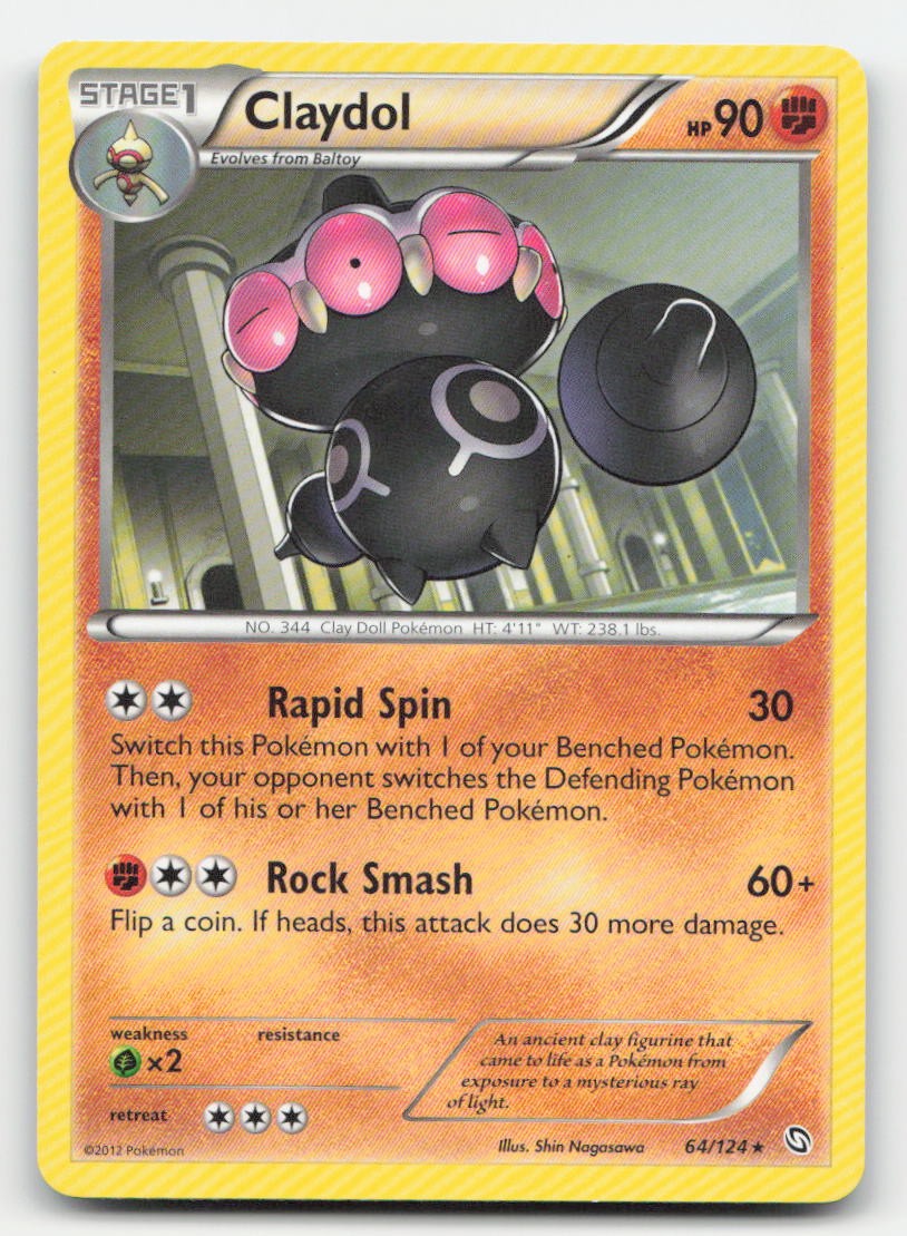 Claydol Dragons Exalted 64/124 R Pokemon MP