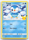 Piplup McDonald's 25th Anniversary Promos 020/025 P Pokemon NM
