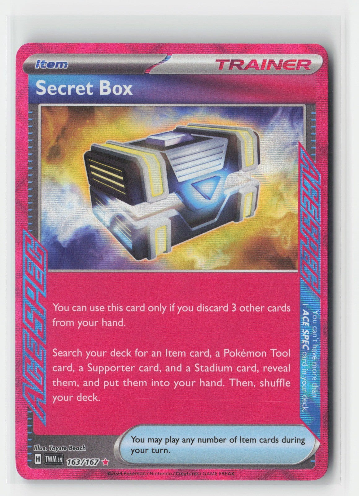 Secret Box Holo SV06: Twilight Masquerade TWM 163/167 Pokemon TCG