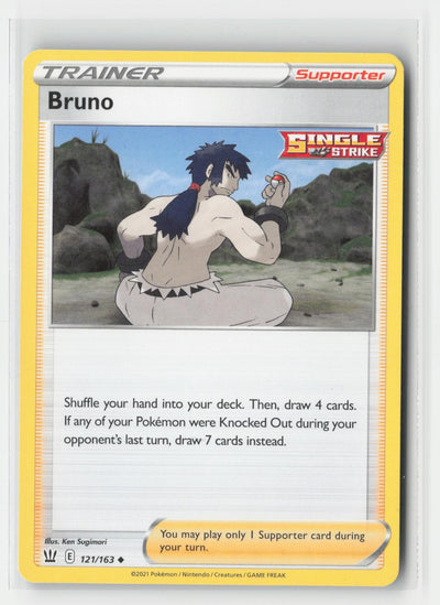 Bruno Battle Styles 121/163 UC Pokemon MP