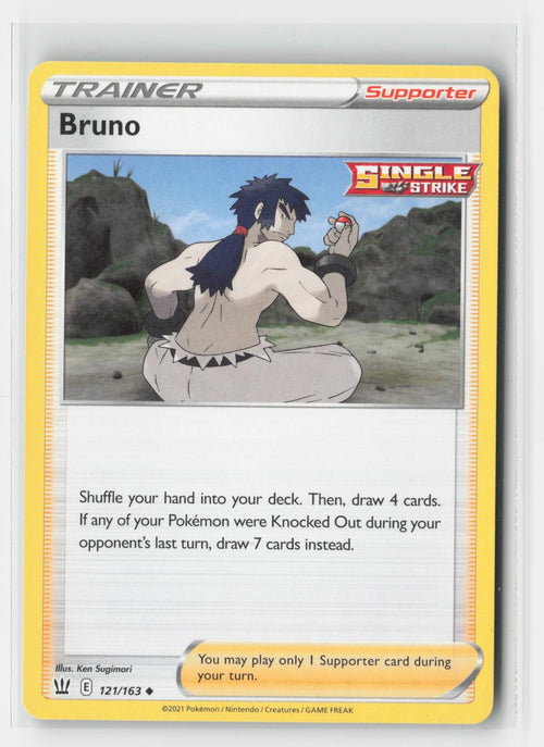 Bruno Battle Styles 121/163 UC Pokemon MP