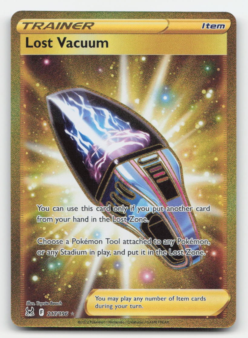 Lost Vacuum Holo Lost Origin 217/196 SEC Pokemon LP