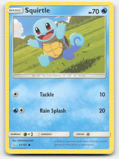 Squirtle Team Up 23/181 C Pokemon LP