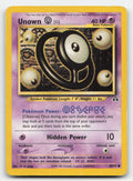 Unown [O] Unlimited Neo Discovery 69/75 C Pokemon DMG