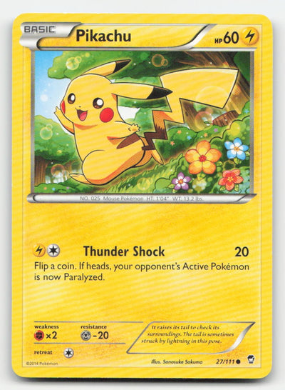 Pikachu Furious Fists 27/111 C Pokemon LP