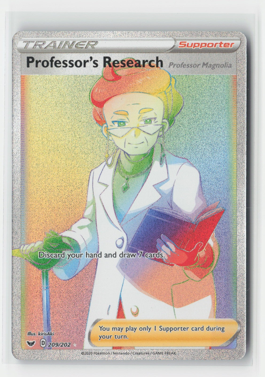 Professor's Research (Secret) Holo SWSH01: Sword & Shield Base Set SWSH01 209/20