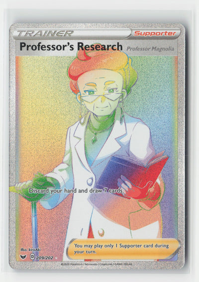 Professor's Research (Secret) Holo SWSH01: Sword & Shield Base Set SWSH01 209/20