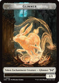 Glimmer Manifest Double Sided Token DSK #4 // 18 (Near Mint T) Magic: The Gathering: Duskmourn: House of Horror