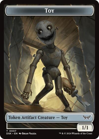 Toy Token DSK #7 (Near Mint T) Magic: The Gathering: Duskmourn: House of Horror