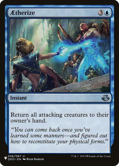 Aetherize LIST #036/067 (Near Mint Uncommon) Magic: The Gathering: The List Reprints