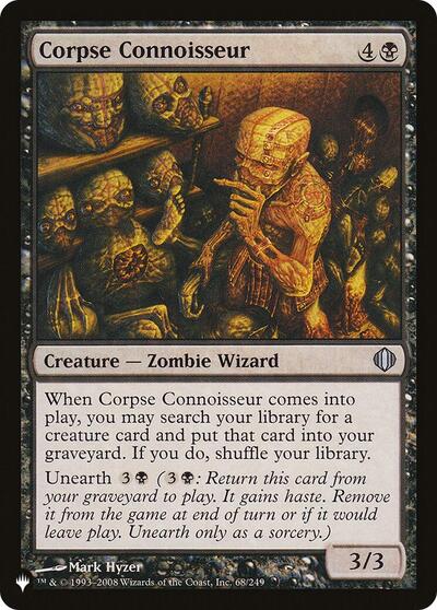 Corpse Connoisseur LIST #68/249 (Near Mint Uncommon) Magic: The Gathering: The List Reprints