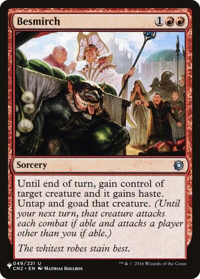 Besmirch LIST #049/221 (Near Mint Uncommon) Magic: The Gathering: The List Reprints