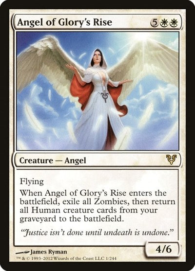 Angel of Glory's Rise AVR #1 (Moderately Played Rare) Magic: The Gathering: Avacyn Restored