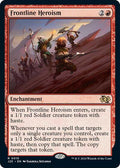 Frontline Heroism J25 #15 (Near Mint Rare) Magic: The Gathering: Foundations Jumpstart
