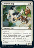 Generous Pup J25 #4 (Near Mint Rare) Magic: The Gathering: Foundations Jumpstart
