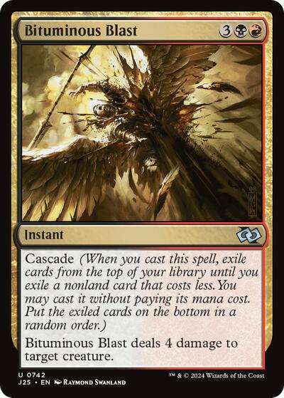 Bituminous Blast J25 #742 (Near Mint Uncommon) Magic: The Gathering: Foundations Jumpstart