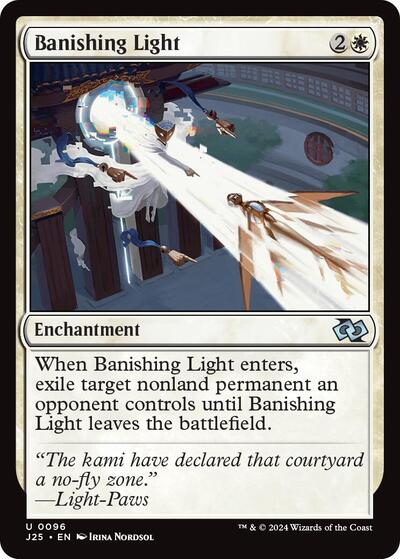Banishing Light J25 #96 (Near Mint Uncommon) Magic: The Gathering: Foundations Jumpstart