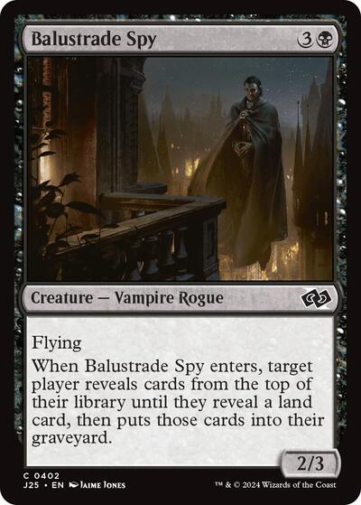 Balustrade Spy J25 #402 (Near Mint Common) Magic: The Gathering: Foundations Jumpstart